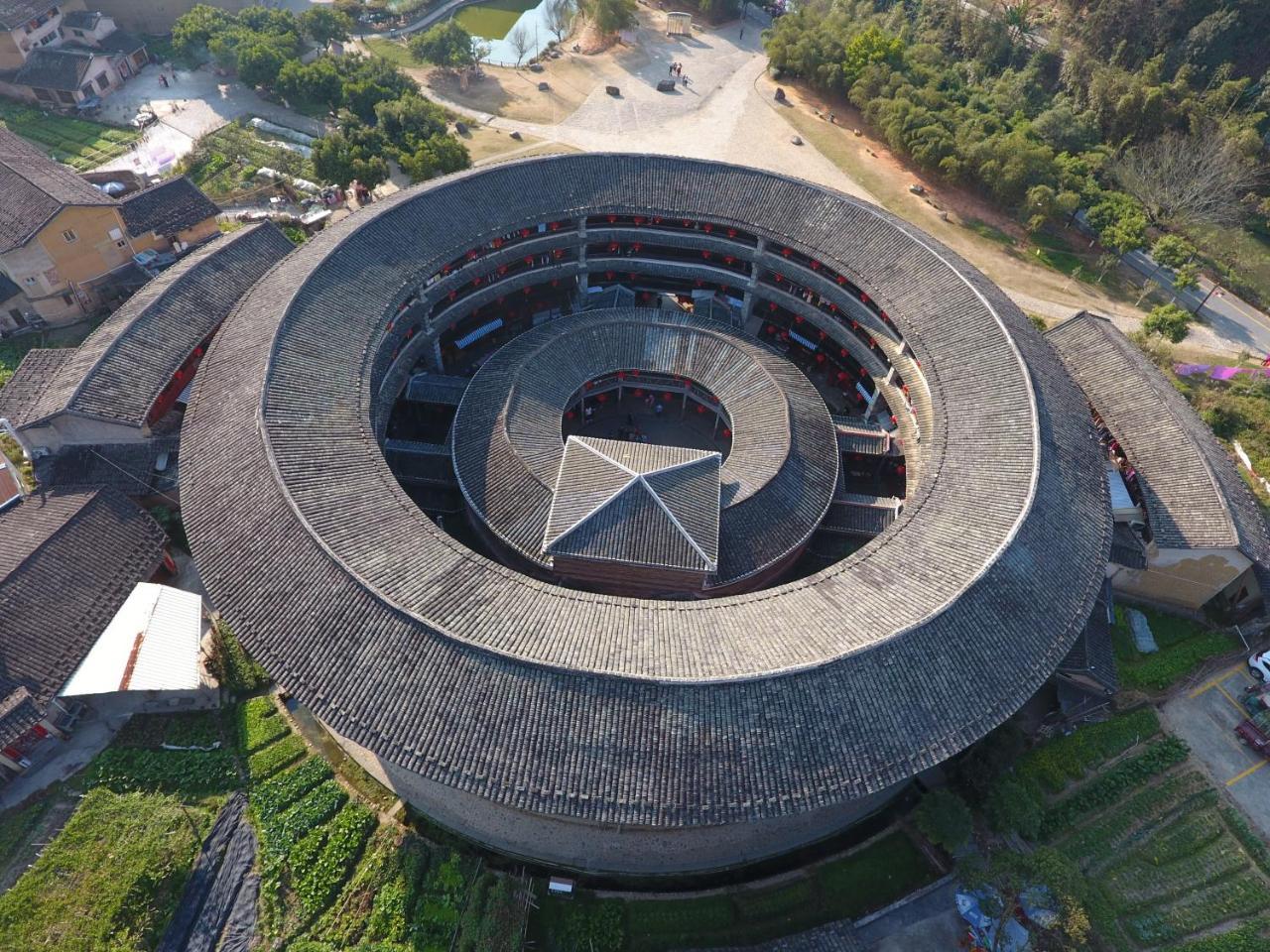 Tulou Fuyulou Changdi Inn Yongding ภายนอก รูปภาพ